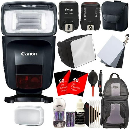 CANON Speedlite 470EX-AI Hot-Shoe Flash with Auto Intelligent Bounce Function + Top Flash Accessory
