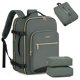 thumbnail image 1 of Mochila de viaje LOVEVOOK 40L para ordenador portátil de 17 pulgadas, color gris, 1 of 8