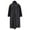 Black, variant on Lenago Unisex Rain Coat Mens Rain Coat Pullover Half Button Hooded Rainstorm Windproof Waterproof Long Style Raincoat Hiking Raincoat Solid Color Long Sleeved Lightweight Raincoat for Women