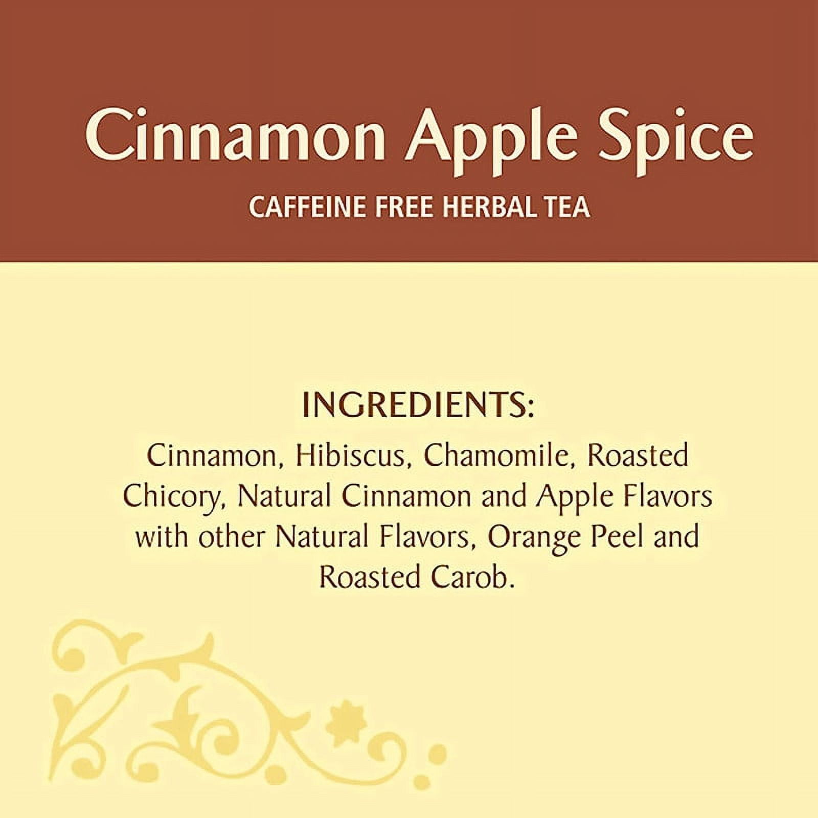 (6 pack) Celestial Seasonings Cinnamon Apple Spice Caffeine-Free Herbal Tea Bags (20 Count)