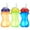 Blue/Orange/Green, variant on Nuby Easy Grip Soft Straw Sippy Cup, Multicolor, 10 fl oz, 3 Count