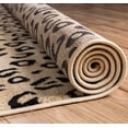 thumbnail image 3 of Well Woven Dulcet Leopard Modern Animal Print Black 2' x 7'3" Runner Area Rug, 3 of 4