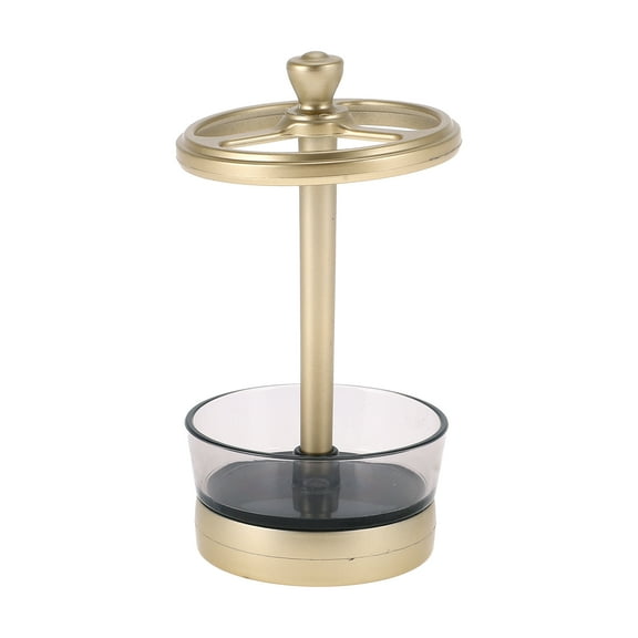 Unique Bargains 1 Pc Women Toothbrush Holder for Bathroom Gold Tone