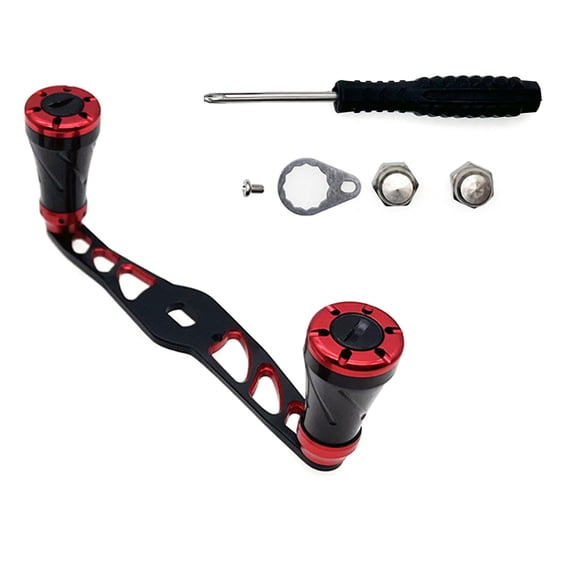 FEAMOS Fishing Baitcast Reels Handle Rockers Aluminum Alloy Fishing Reels Handle Grip Replacement Conversion Accessory Enduring