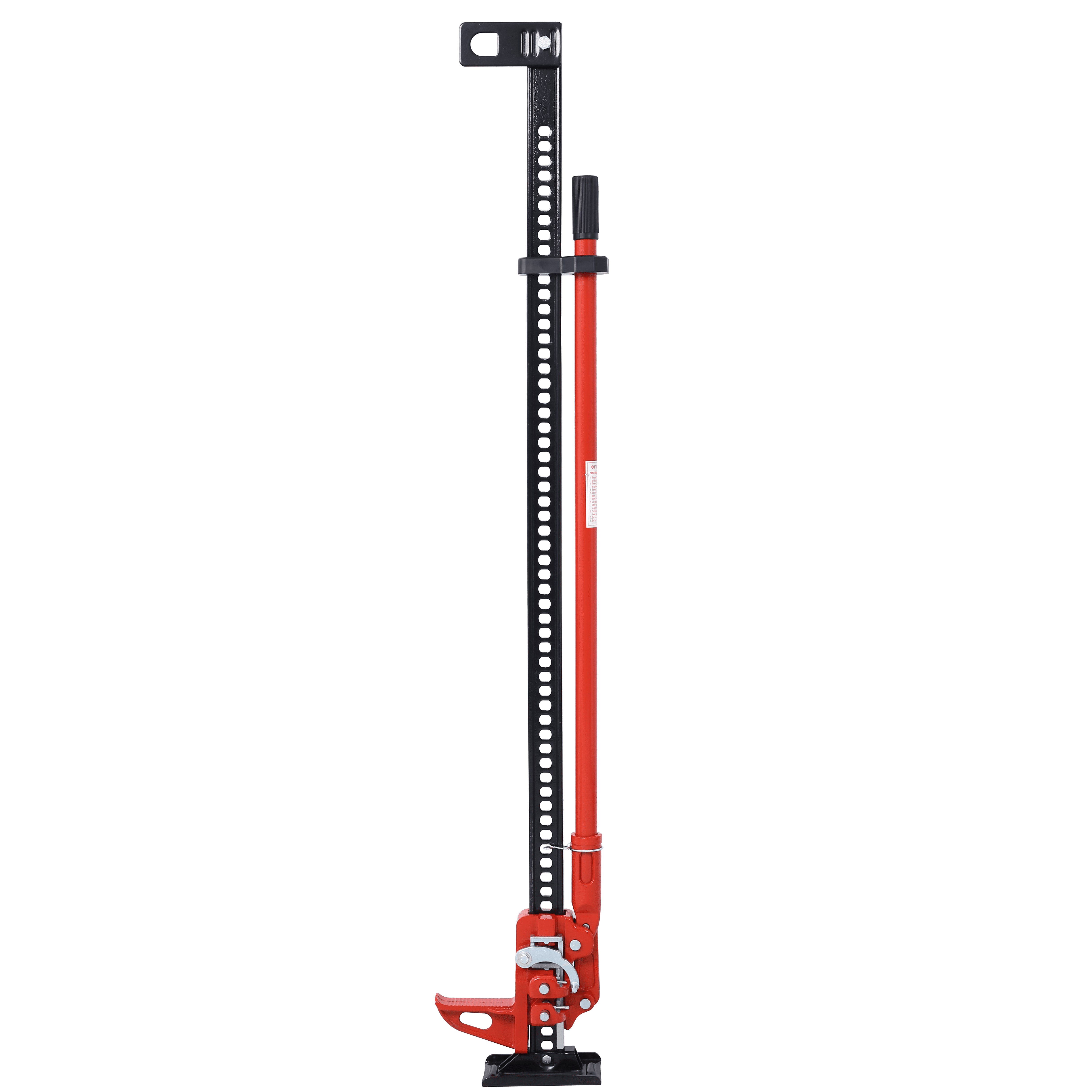 Car Jack High Lift Farm Jack,60" Utility Farm Jack, 7000 lbs Capacity Ratcheting Off Road Utility Jack, Heavy-Duty Farm Jack for Tractor, Truck, SUV, Bumper Lift, RED,Bottle Jack