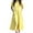 Yellow, variant on Timegard Summer Dresses for Women Plus Size Button up Short Sleeve Loose Lightweight Casual Long Dress