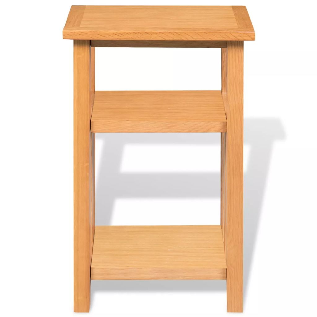 Kepooman Rustic Wooden End Side Table Nightstand with Magazine Shelf for Bedroom, 10.6" x 13.8" x 21.7", Brown Kepooman Rustic Wooden End Side Table Nightstand with Magazine Shelf for Bedroom, 10.6" x 13.8" x 21.7", Brown