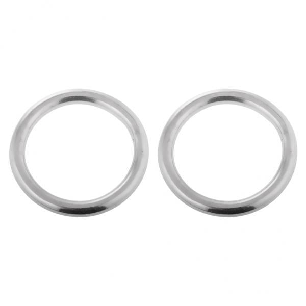 Paquete de 3-20 1 Par de Pulidos de Acero Inoxidable Marino O 6 Mm X 10 piezas Sunnimix Anillo O de acero inoxidable