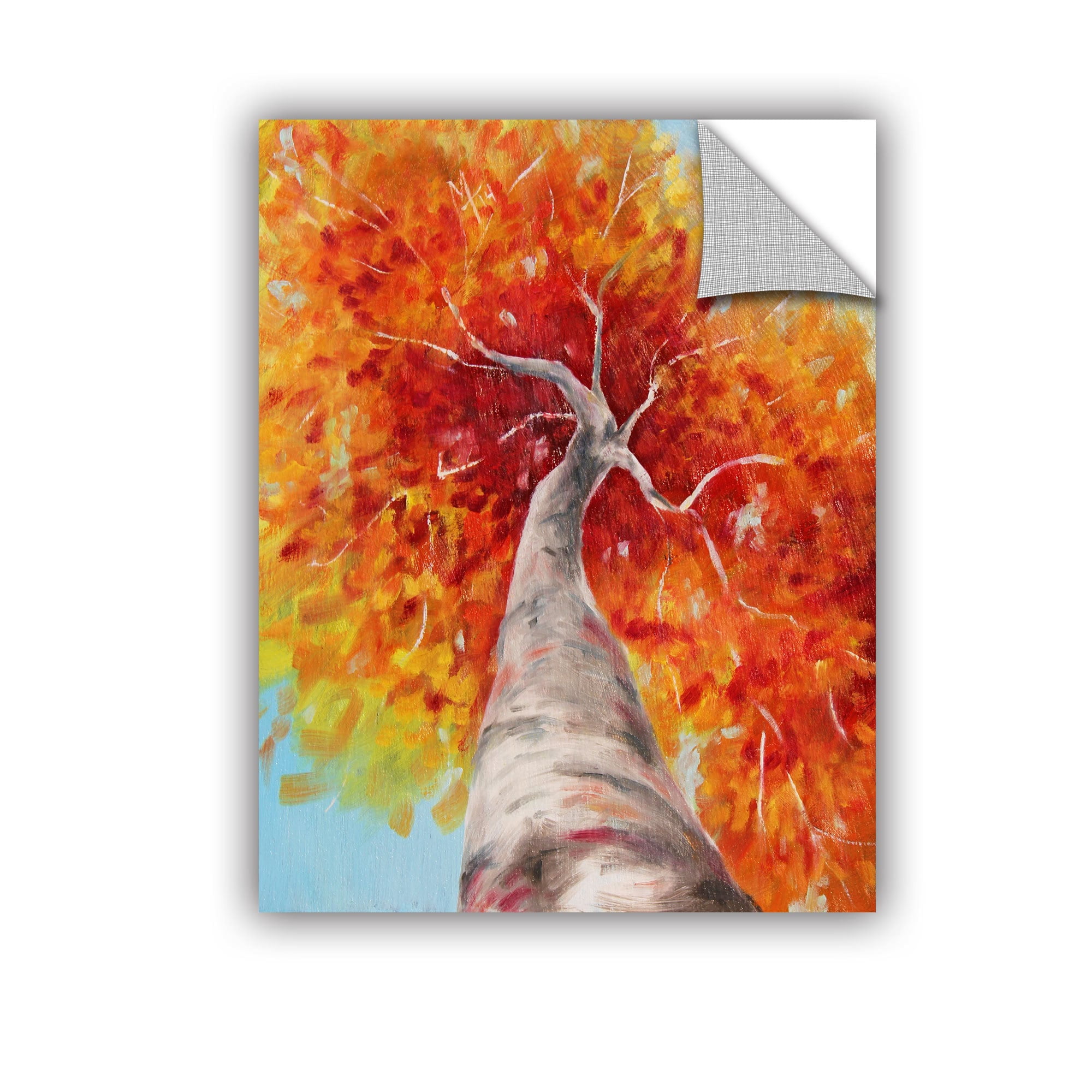 ArtWall Meaghan Troup "Autumn Tree" Art Appeals Removable Wall Art
