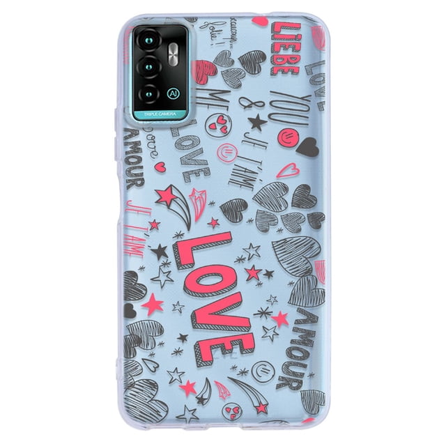 Funda para Blade A71 Corazones Love InstaCase Uso rudo
