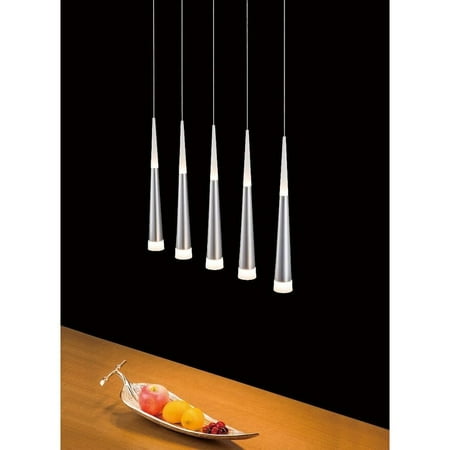 

Comely PageOne Lighting Meteor 1.32 pound Brushed Aluminum LED Pendant Brushed Aluminum