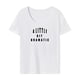 thumbnail image 1 of Camiseta de mujer con cuello redondo, camiseta suave de manga corta para mujer, regalo para el trabajo M, 1 of 7
