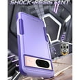 thumbnail image 5 of Poetic Neon Series Case Compatible with Google Pixel 8 5G 6.2 inch, Dual Layer Heavy Duty Tough Rugged Light Weight Slim Shockproof Protective Cover Case, Purple, 5 of 6