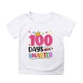 thumbnail image 4 of TZEWGL Tops For Toddler Round Neck Loose Short Sleeve Graphic Print Top For Kids size 10-11T, 4 of 4