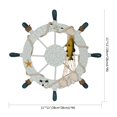thumbnail image 2 of Volante de madera para decoración mural Rienar, barco náutico, 28 cm, 2 of 5