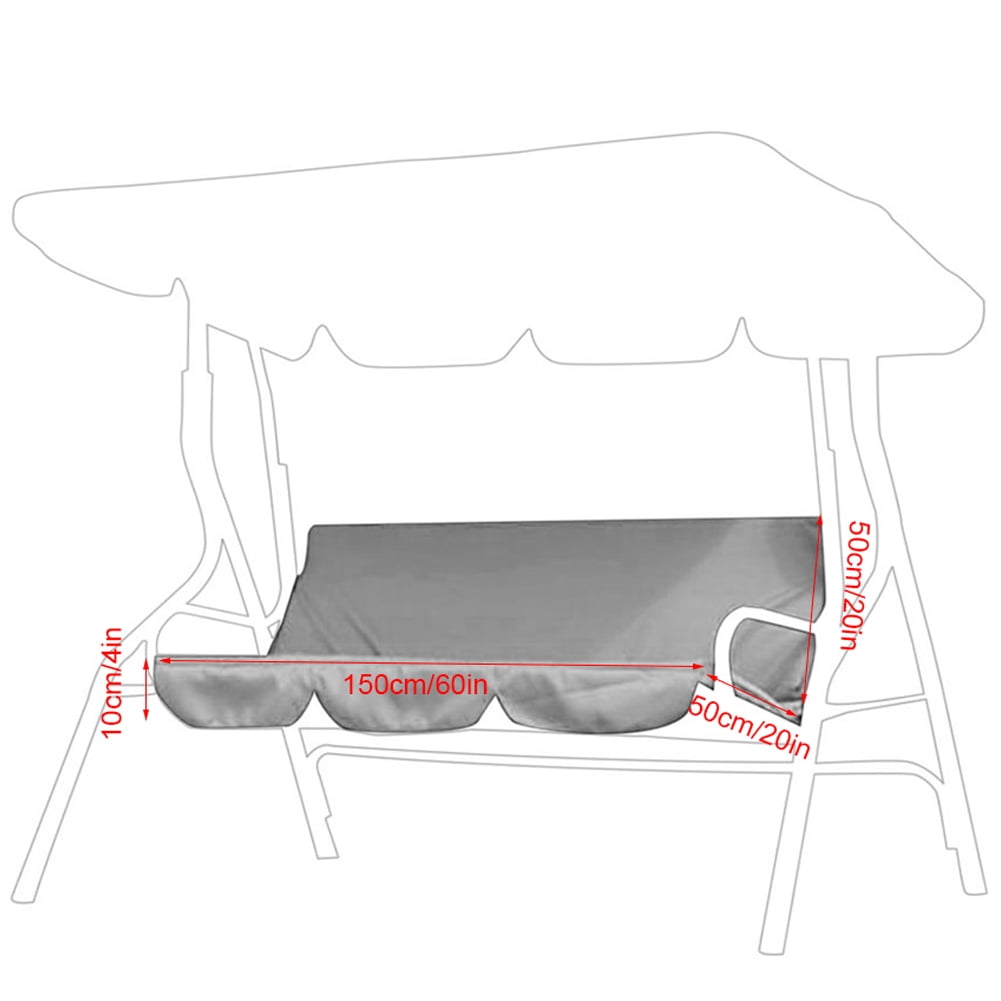 Fdit Swing Cover, Swing Chair Cushion, Cushion Replacement Yard Garden