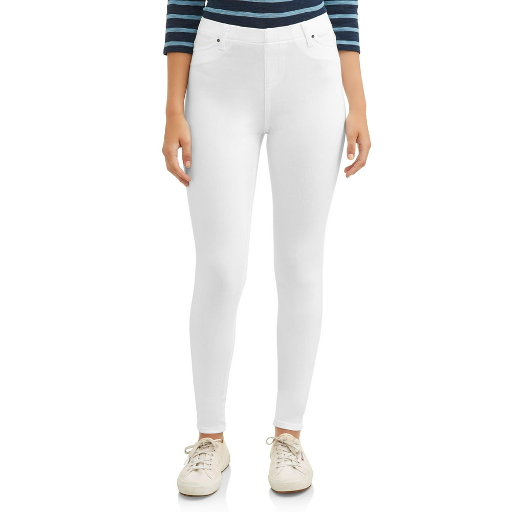 Time and Tru - Time and Tru Women's Full Length Soft Knit Color Jeggings - Walmart.com - Walmart.com