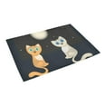 thumbnail image 3 of MKHERT Romantic Cats Doormat Rug Home Decor Floor Mat Bath Mat 23.6x15.7 inch, 3 of 3