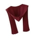 thumbnail image 5 of Bufanda con capucha para la cabeza, calentador de cuello, bufanda con capucha para mujeres, otoño, hombres, al aire libre rojo oscuro, 5 of 8