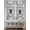 Light Gray, variant on Vintage Bees Crowns 2 Panel Kitchen Curtains for Small Windows, Retro Leaves Rings Gray Wooden Bathroom Tier Curtain, Short Window Treatment for Bedroom/Living Room 55"x24"
