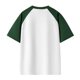 thumbnail image 3 of Blusas y camisas de manga corta y cuello redondo para hombre, blusas casuales de bloque de color con mangas raglán y cuello redondo conciso para hombre., 3 of 3
