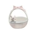 thumbnail image 2 of Ceramic Rabbit Easter Basket bunny bowls Creative Flower Pot Small Candy Serving Bowls Kids Children Gifts Decorative ,, 2 of 9