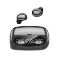 thumbnail image 1 of Sidaley 1 par de auriculares tipo c IPX7, compatibles con Bluetooth, tipo intrauditivo, con estuche de carga, llamada manos libres, pantalla digital LED Cables de audio/vídeo Negro, 1 of 6