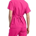 thumbnail image 5 of MLQIDK Hot Pink Scrubs Sets for Women Plus Size Scrubs Petite V Neck Scrub Pants and Tops Nursing Uniforms Medical Scrub Sets Jogger Scrubs Hot Pink XL, 5 of 5