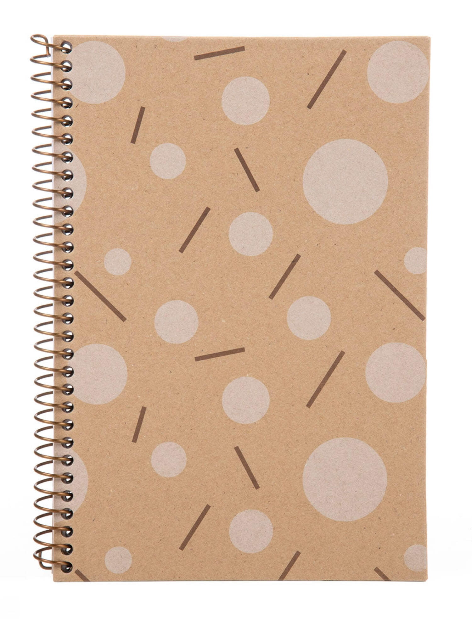 100% Recycled Kraft Junior Notebook (3 Pack) - Designs - 6.5in x 9.5in (07120)