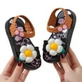 thumbnail image 3 of Akiihool Toddler Shoes Girls Toddler/Little Kid Summer Sandals Shoes (Black,3.5-4 Years), 3 of 6