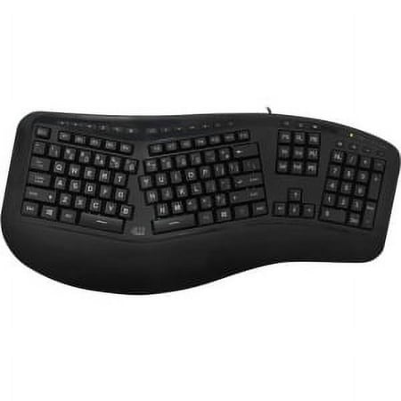 UPC: 0783750006323 | Adesso 3-Color Illuminated Ergonomic Keyboard