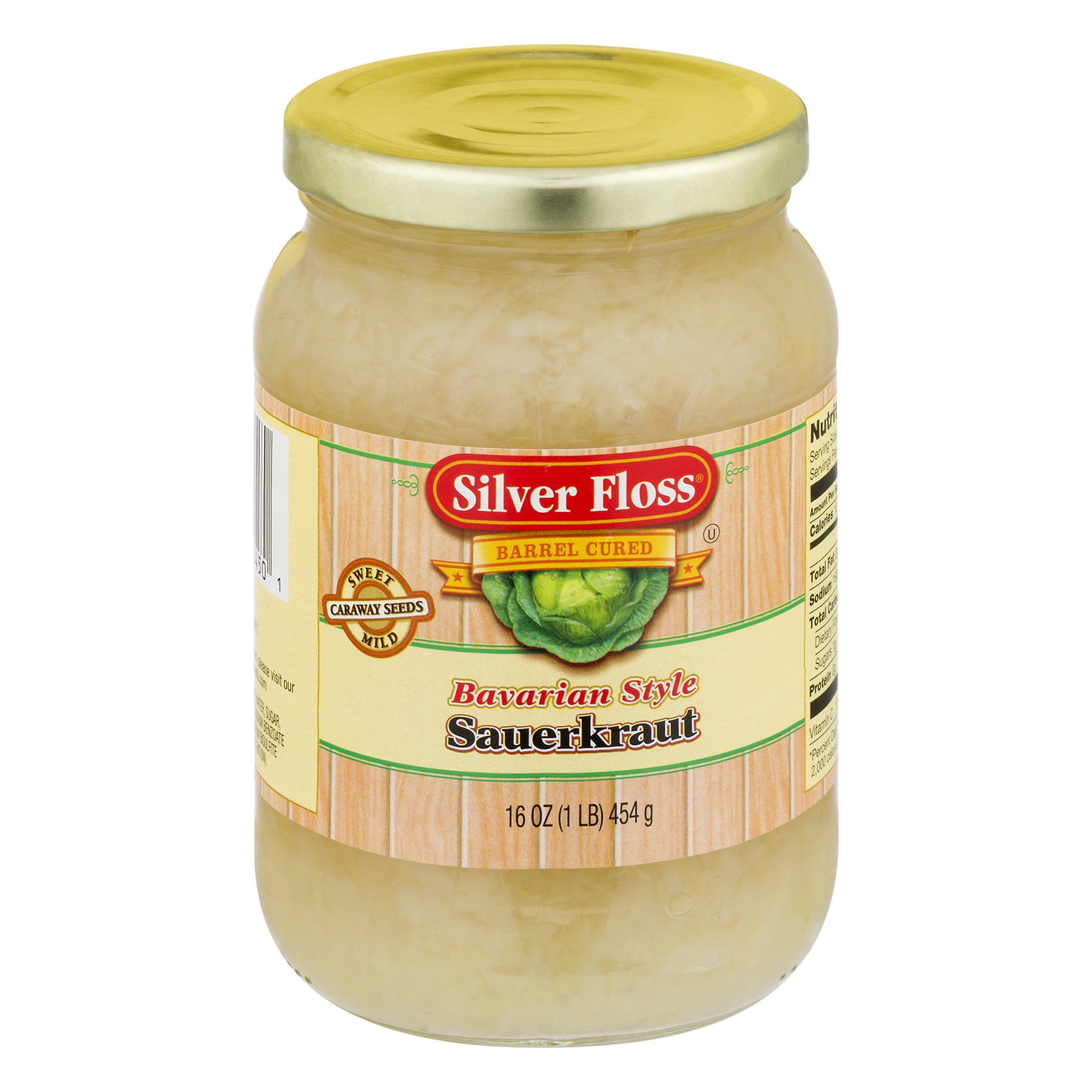Silver Floss Bavarian Style Sauerkraut, 14.4 oz