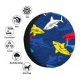 thumbnail image 5 of Xecao Cartoon Shark for Tire Covers: Waterproof, dust-proof, and universally fitting for trailers, SUVs, 5 of 8