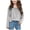 Grey, variant on Wonitaaizi Girls Casual Long Sleeve T Shirts Basic Crewneck Striped Tunic Blouses Tops (5-6 Years,Pink)
