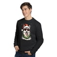 thumbnail image 3 of Hello Winter Siberian Husky Frosty Morning Walk Welcome Snowy Christmas Sweatshirt Unisex Merch Husky Dog Lover Gifts - 02018, 3 of 6
