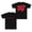 Black, variant on Olivia Dean Merch T-shirt fashion men's and women's Olivia Dean printed round neck pure cotton short sleeved top