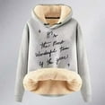 thumbnail image 3 of It's The Most Wonderful Time Of The Year Hoodies for Women Heavyweight Christmas Hooded Sweatshirt Pullover Tops, 3 of 5