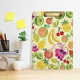 thumbnail image 6 of 12.5"x9" Fruit Painting Clipboards, Standard A4 Letter Size Nursing Clipboard with Low Profile Metal Clip Decorative Clip Board for Office Supplies,Gold, 6 of 7
