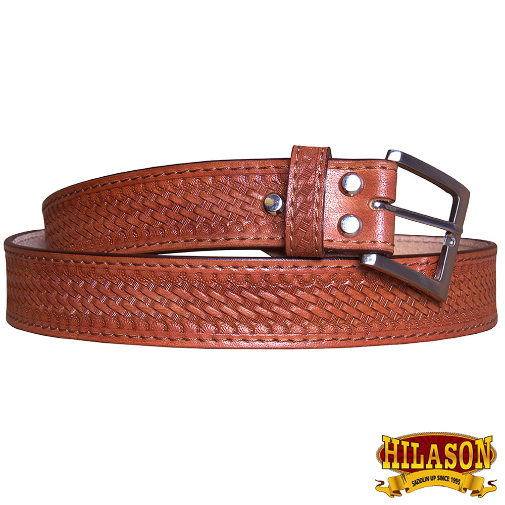 Steer Hides Made in USA Genuine Leather Waist Belt for Mens CCW Concealed Carry 