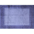 thumbnail image 1 of Ahgly Company Machine Washable Indoor Rectangle Persian Blue Traditional Area Rugs, 2' x 4', 1 of 4