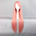 thumbnail image 2 of Unique Bargains Wigs for Women 31" Light Pink Wigs with Wig Cap, 2 of 6