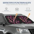 thumbnail image 4 of Saiise Breast Cancer for Foldable Car Sun Shades (2-Pack) Offer Sun Protection with an Easy-fold Design for Convenient Windshield Shading-Small, 4 of 6