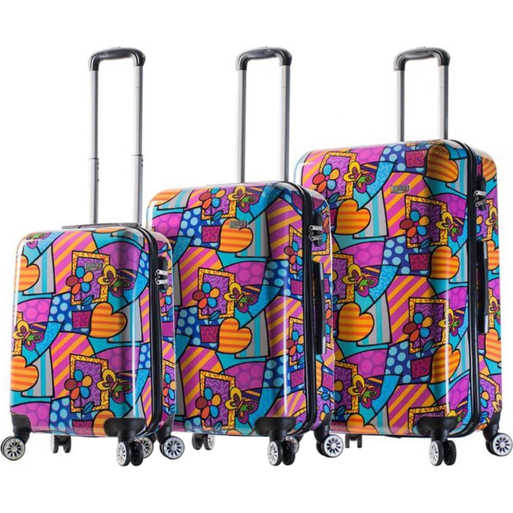 walmart butterfly luggage