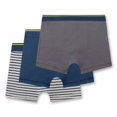 thumbnail image 2 of Sanetta Boys' Shorts, 3-Pack - Pants, Organic Cotton Grey/Blue 128, 2 of 4