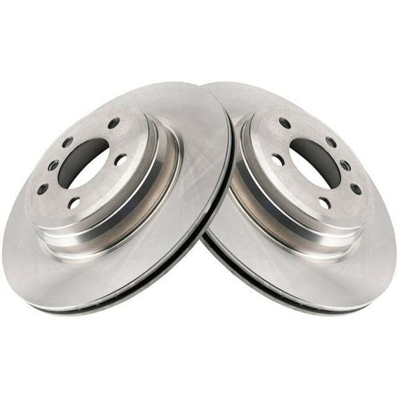 Rear Brake Rotor Set 2 Piece - Compatible with 2014 - 2016 BMW 435i 2015