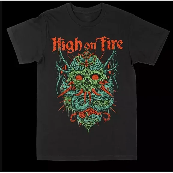 VINTAGE High on Fire band Unisex Short Sleeve T-shirt, size S-5XL