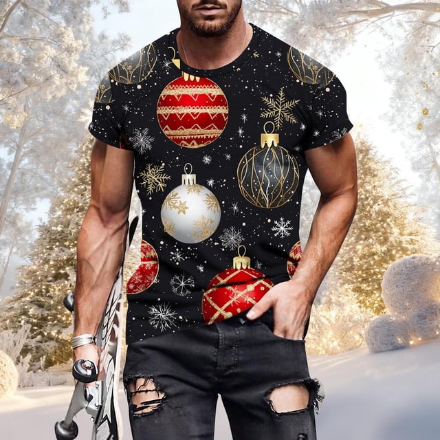 Tops para hombre, blusas y camisas de manga corta con cuello redondo para hombre, jersey informal con cuello redondo estampado para hombre, pantalones cortos deportivos para fitness, blusa de poliéste