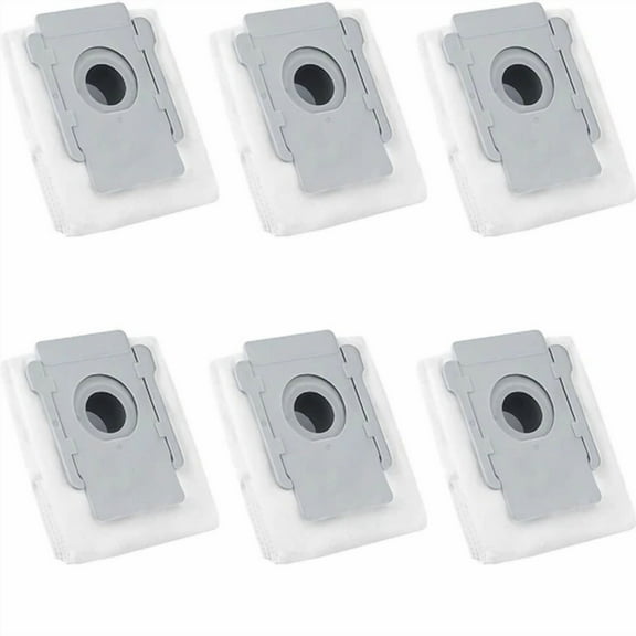 6 Pack Dirt Bags Replacement Parts For Irobot Roomba I3 I3 Plus I3  (3550)