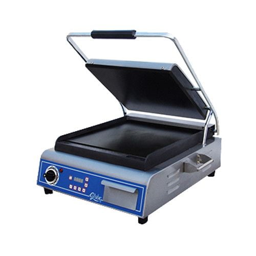 Globe GSG14D Deluxe Sandwich Grill with Smooth Plates - 1800W