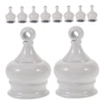 thumbnail image 4 of OULII 10Pcs Lamp Finials Connector Zinc Alloy Decoration For Interior Design White, 4 of 8